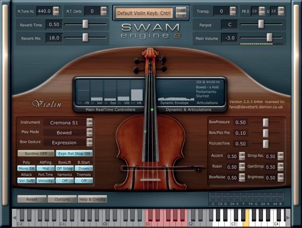 SWAM Solo Strings / Audio Modeling