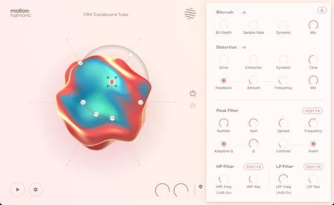 excite audio motion harmonic